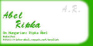 abel ripka business card